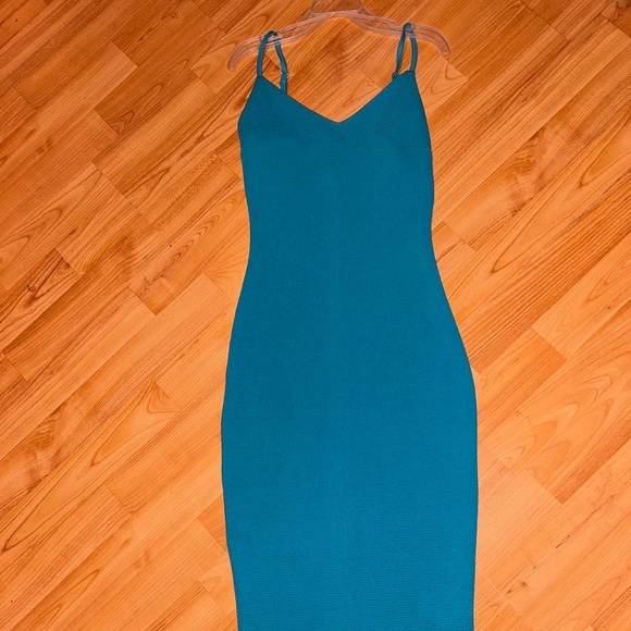 💙 Midi Blue Dress from Revamped - Picture 3 of 3